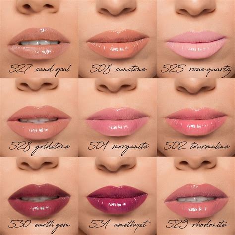 natural lip gloss color.